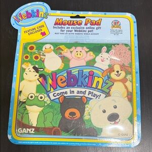 NWT Webkinz mouse pad with code